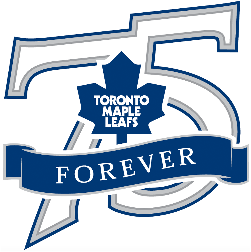 Toronto Maple Leafs 2001 02 Anniversary Logo iron on paper